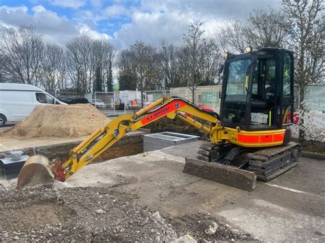 mini digger rental leeds|adam plant hire.